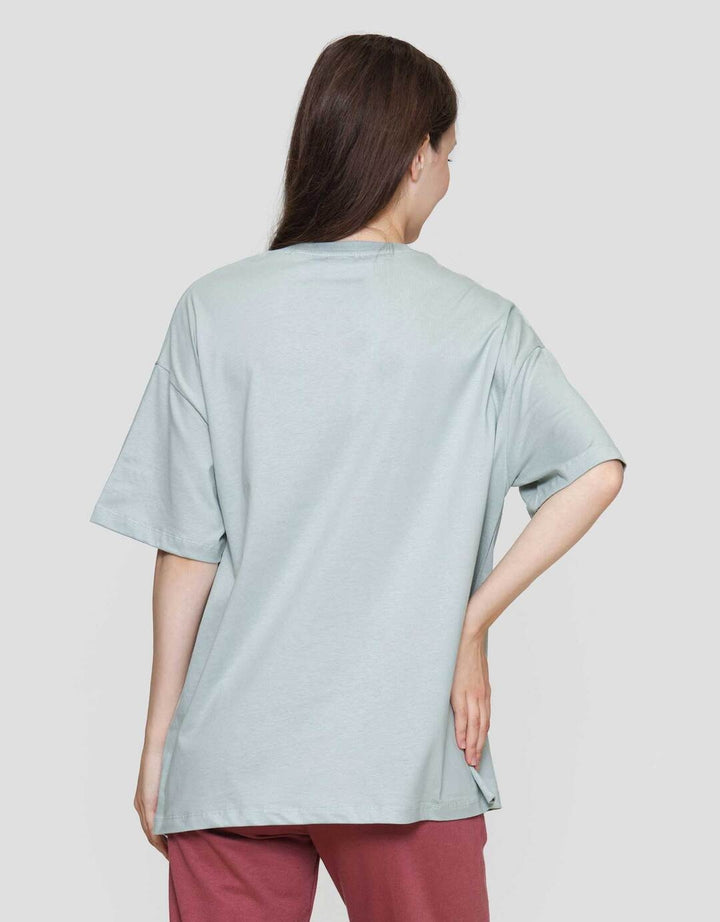 Disney Oversize Print Alien Toy Story Kaos Lengan Pendek Wanita