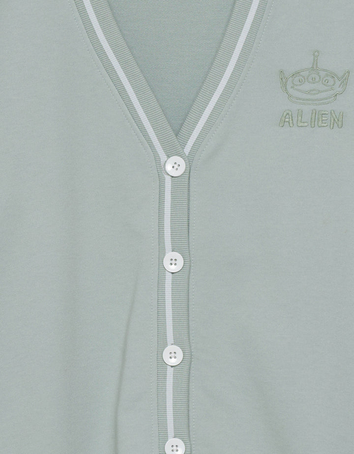 Disney Print Alien Toy Story Cardigan  Wanita