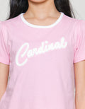 Cardinal Kids Girl Logo Brand Kaos Anak Perempuan
