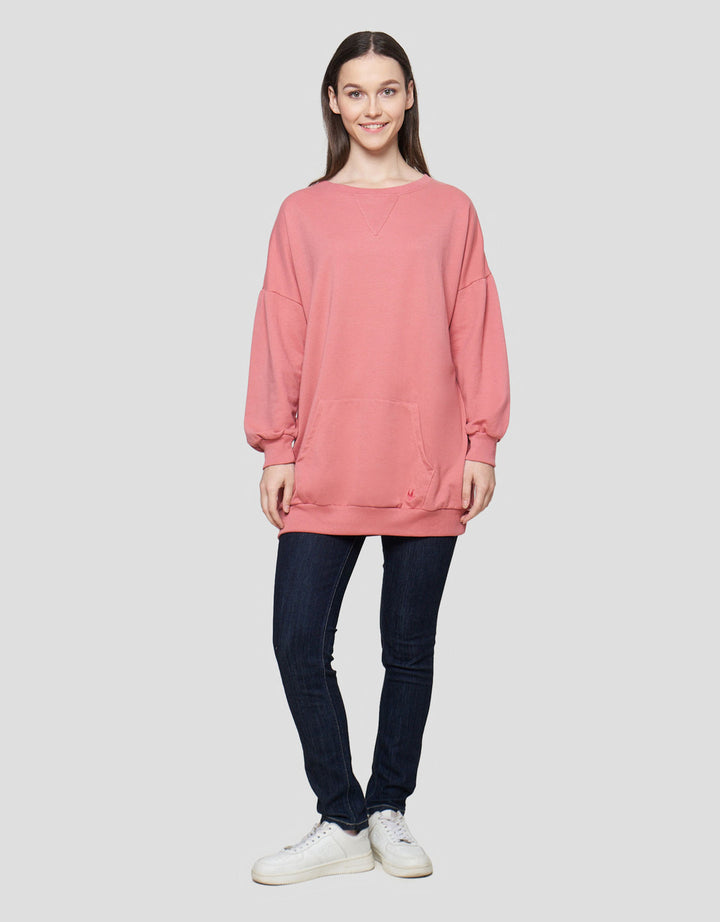 Cardinal Girl Round Neck Sweater Wanita