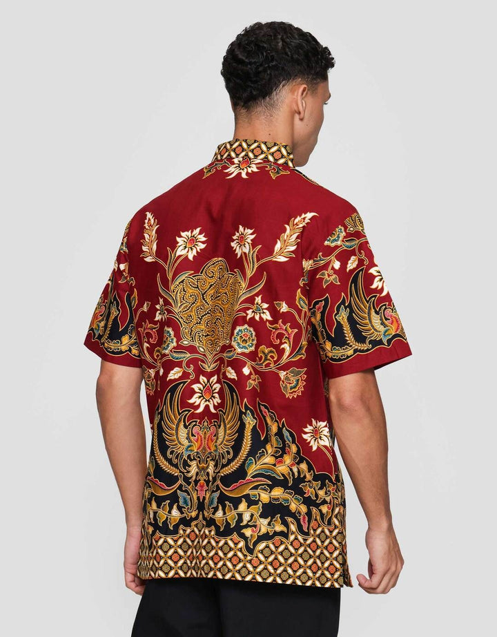 Arjuna Weda Hem Body Fit Gurdo Kemeja Batik Pria