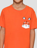 Little M Pls Ktg Aplikasi Kuping Tiger Pakaian Setelan Anak Laki-laki