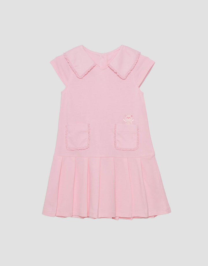Little M Kantong Bear Dress Anak Perempuan