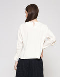 ZES Long Sleeve Blouse Drape Button On MPRWT017 MPRWT017