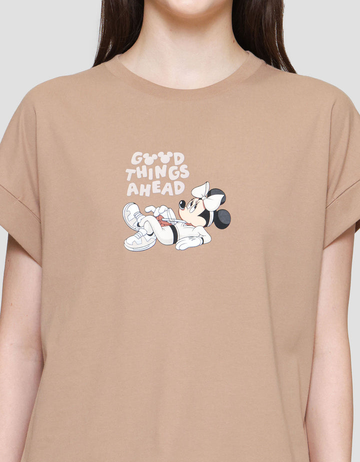 Suko Boxy Graphic Disney Kaos Wanita