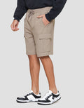 Nevada Knit Cargo Texture Celana Pendek Pria