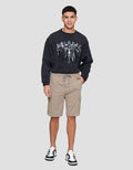 Nevada Knit Cargo Texture Celana Pendek Pria