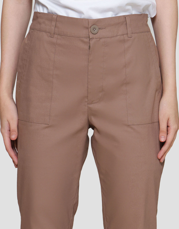 Connexion Ankle Baby Canvas Celana Panjang Wanita