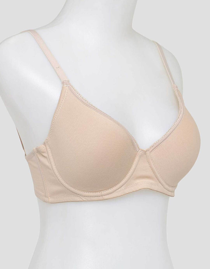 Nevada Regular Wire 3/4 Cup Cotton Combed Bra Wanita
