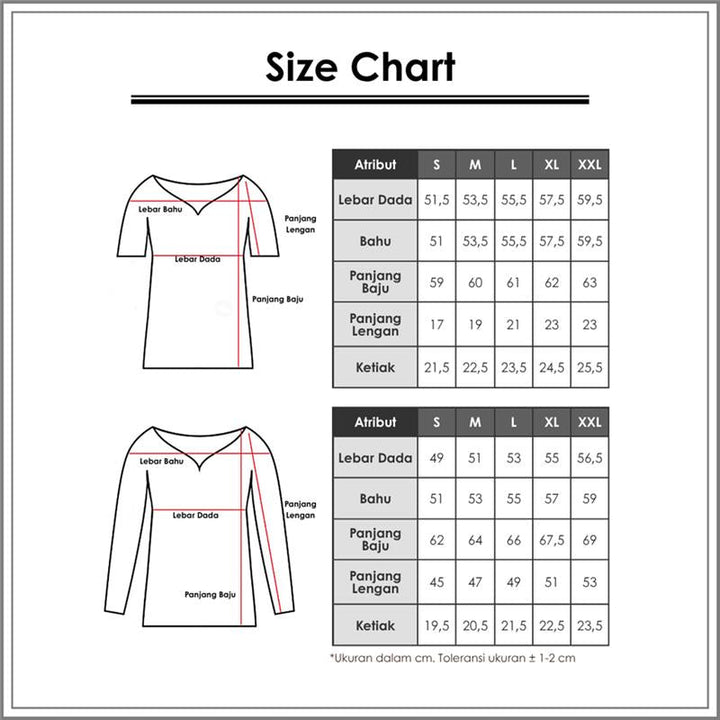 Size Chart_St Yves_Blouse