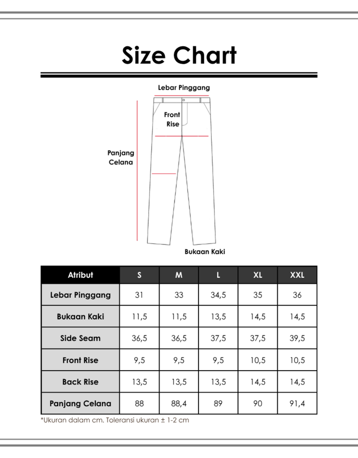 Connexion Mid Rise Crop Back Elastic Kulot Jeans Wanita