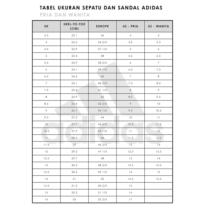 Size Chart_Adidas_Sepatu