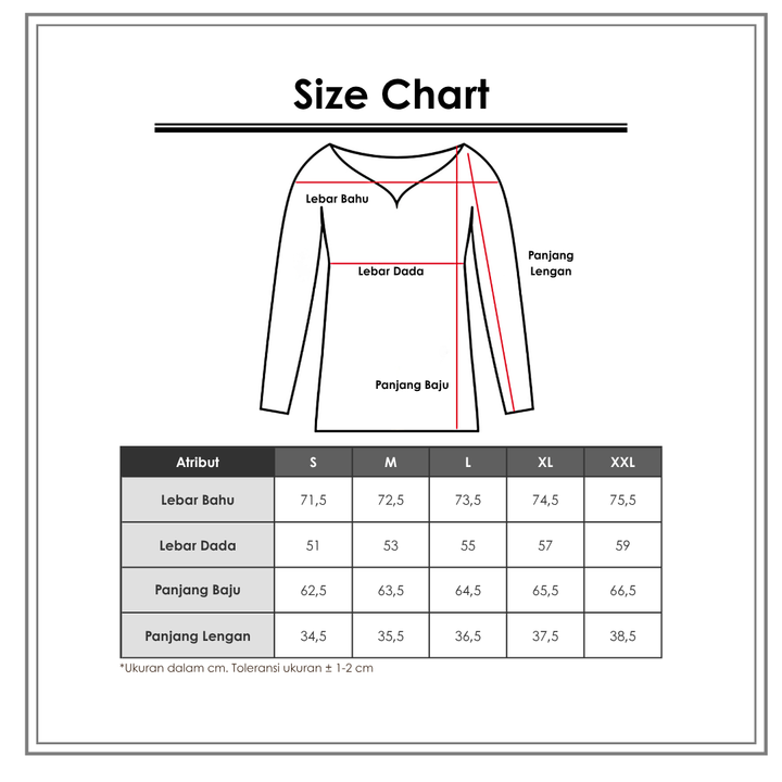 Size Chart_Annisa_Blouse