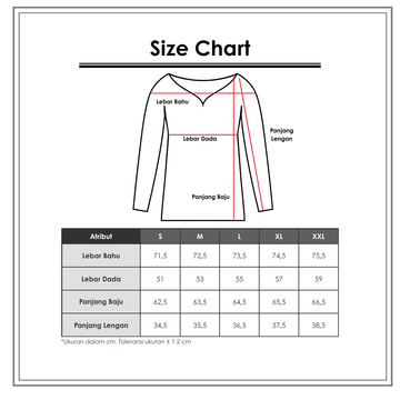 Size Chart_Annisa_Blouse