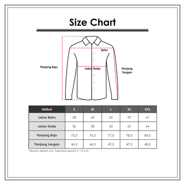 Size Chart_Annisa_Kemeja Formal