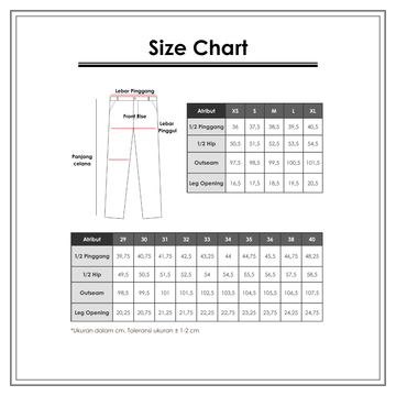 Size Chart_Cole_Pria_Bawahan_Chinos