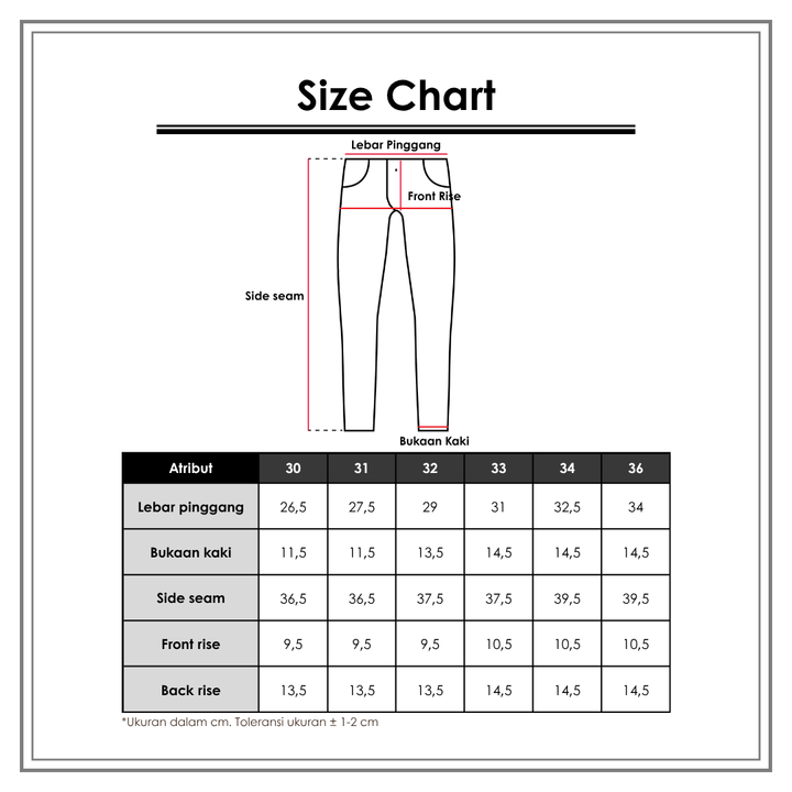 Size Chart_Connexion_Wanita_Bawahan_Denim