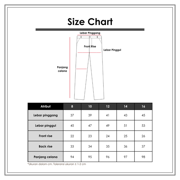 Size Chart_Connexion_Bawahan_Legging