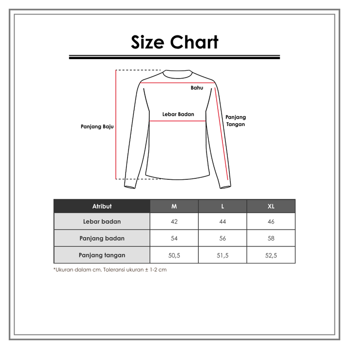 Size Chart_Connexion_Wanita_Outerwear_Jas & Blazer