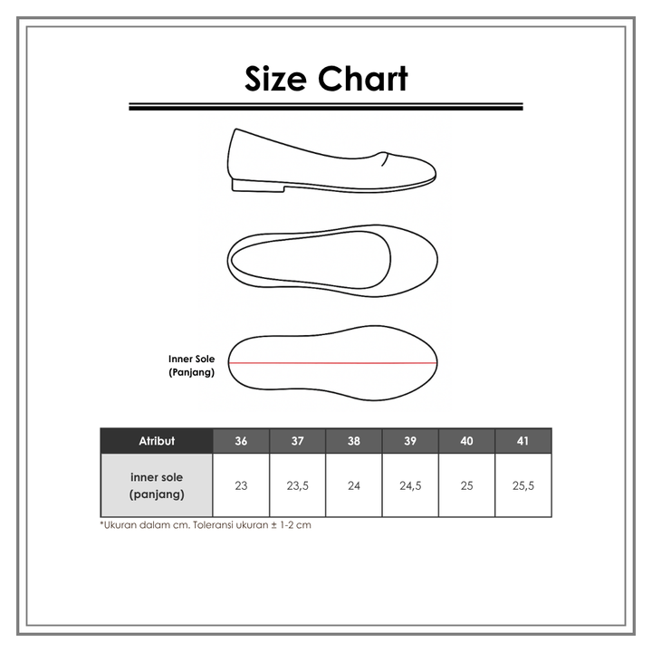 Size Chart_Connexion_Wanita_Sepatu Wanita_Sepatu Hak