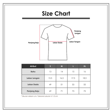 Size Chart_Disney_Pria_Atasan_Kaos