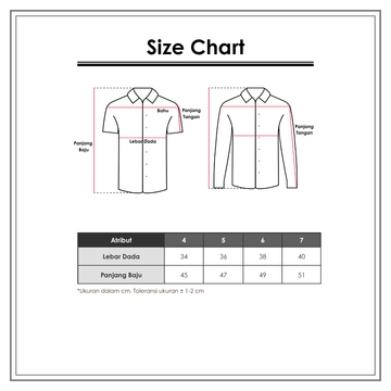 Size Chart_Little M_Wanita_Atasan Anak Laki-Laki_Kemeja