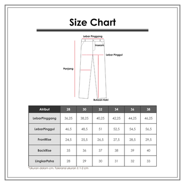 Size Chart_Nevada_Pria_Bawahan_Cargo