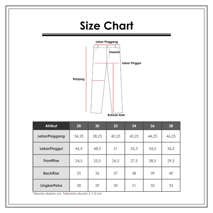Size Chart_Nevada_Pria_Bawahan_Cargo
