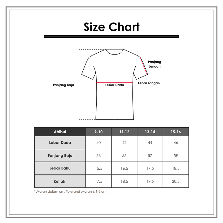 Size Chart_Nevada_Anak Perempuan_Atasan Anak Perempuan_Kaos