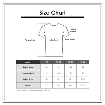Size Chart_Nevada_Anak Perempuan_Atasan Anak Perempuan_Kaos