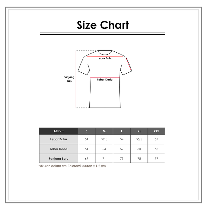 Size Chart_AOS_Combed Enzym Loose Fit