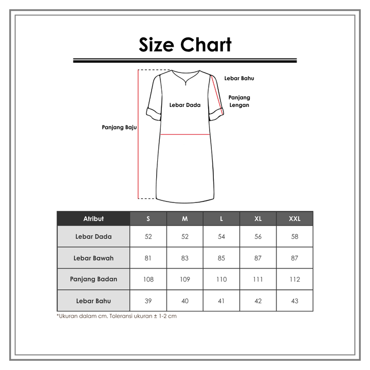 Size Chart_St Yves_Dress