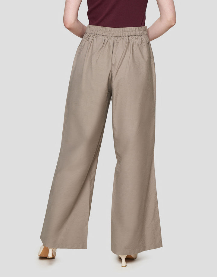Nevada Double Pleats Wide Leg Celana Panjang Wanita