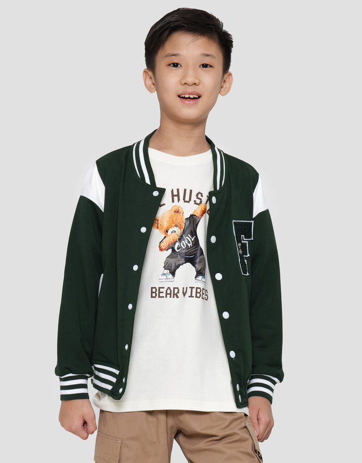 Test Vin Published Global Nevada NYC Letter Jaket Bomber Anak Laki-laki