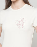 Suko Crop Graphic Kaos Wanita