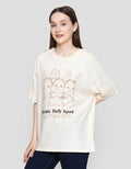 Nevada Oversize Comb Adorable Friends Kaos Lengan Pendek Wanita