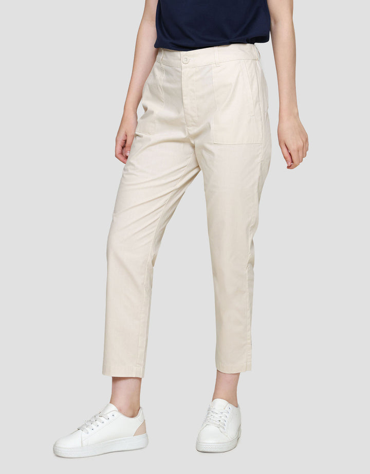 Connexion Ankle Baby Canvas Celana Panjang Wanita