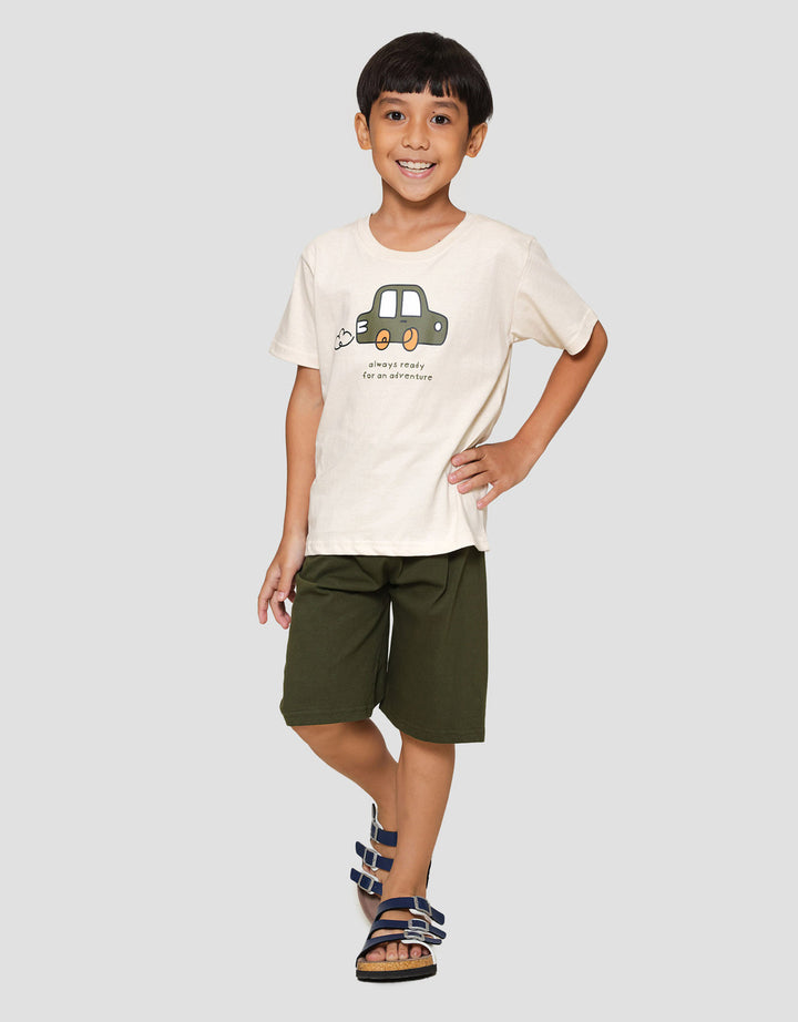 Little M Car Ready For Adventure Pakaian Setelan Anak Laki-laki
