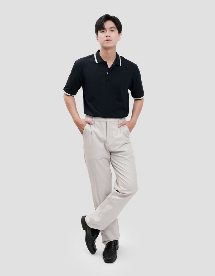 Cole Woven Reg Texture Slanted Pocket Celana Panjang Pria