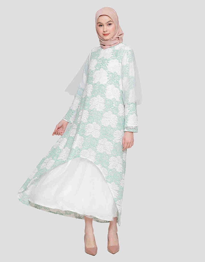 Cardinal Femme Asimetris Gamis Wanita