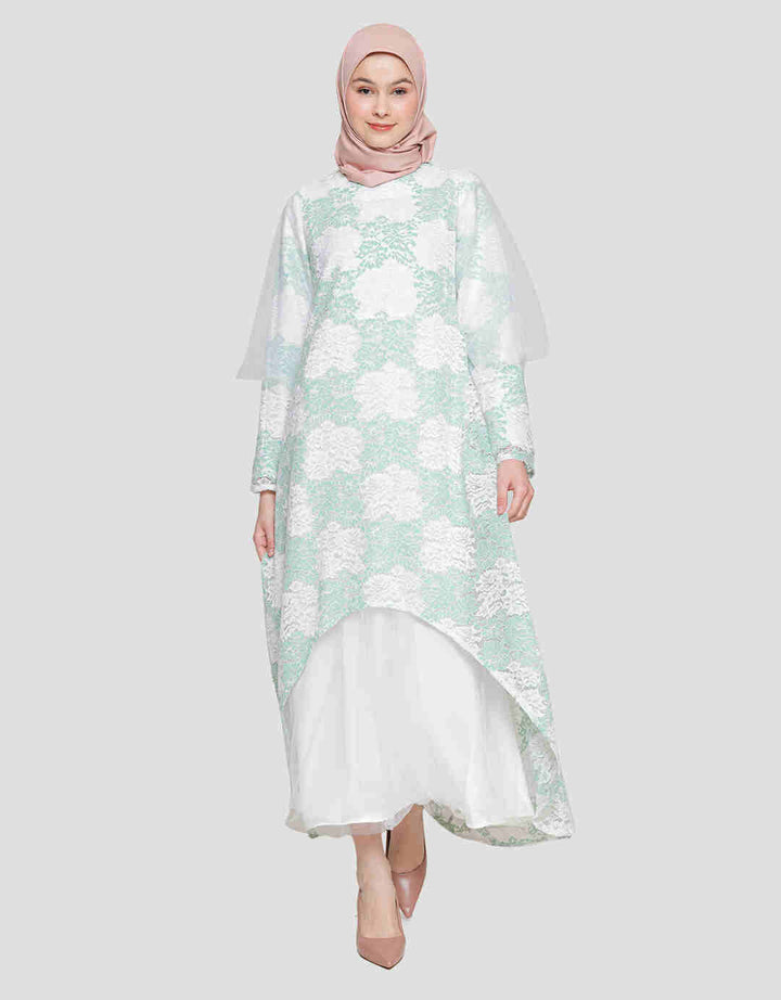 Cardinal Femme Asimetris Gamis Wanita