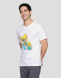 T Zone Wb Tom And Jerry Banana Print Men's Short Sleeve T-Shirt