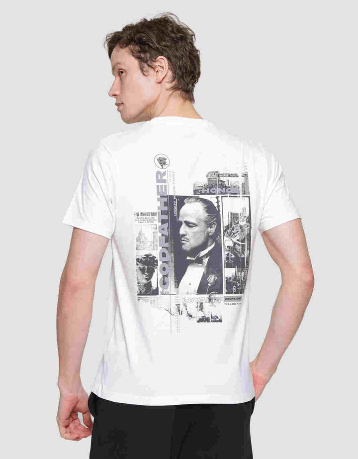 T Zone The God Father 3 Print Kaos Pria