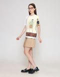 ZES T Shirt Regular Half Print Wanita CRLVT050 CRLVT050