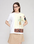 ZES T Shirt Regular Half Print Wanita CRLVT050 CRLVT050