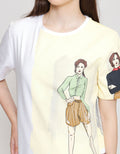 ZES T Shirt Regular Half Print Wanita CRLVT050 CRLVT050