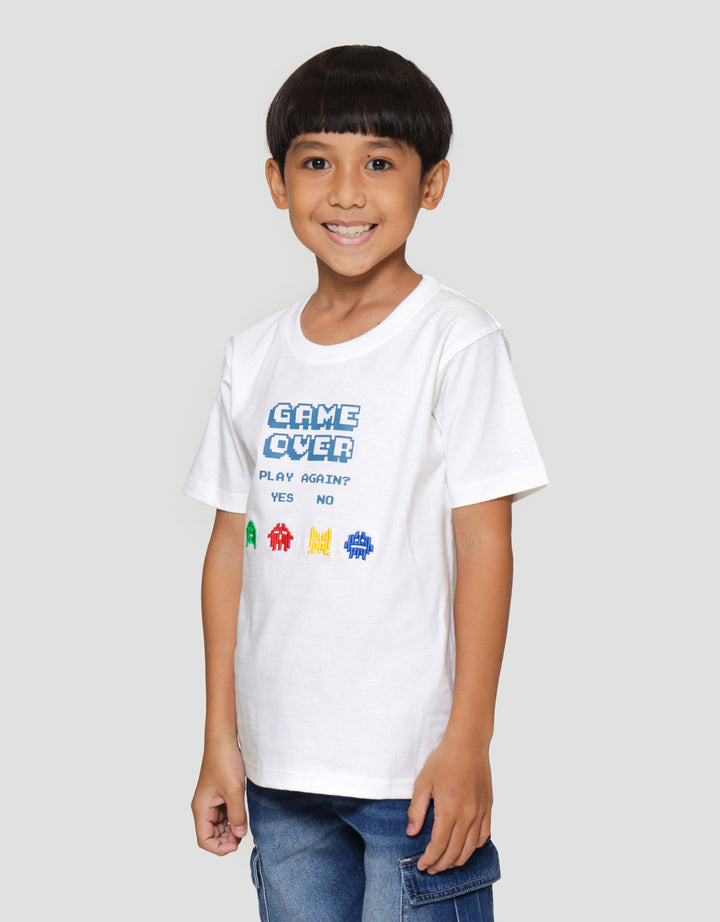 Little M Game Over Bordir Kaos Anak Laki-laki
