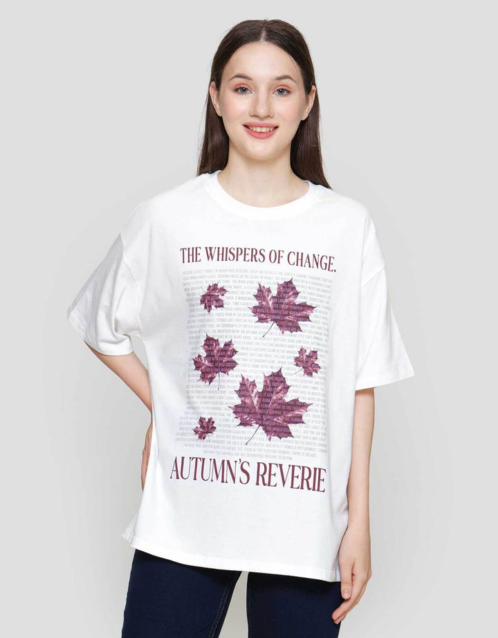 Nevada Oversize Comb All Too Well Kaos Lengan Pendek Wanita
