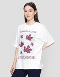 Nevada Oversize Comb All Too Well Kaos Lengan Pendek Wanita