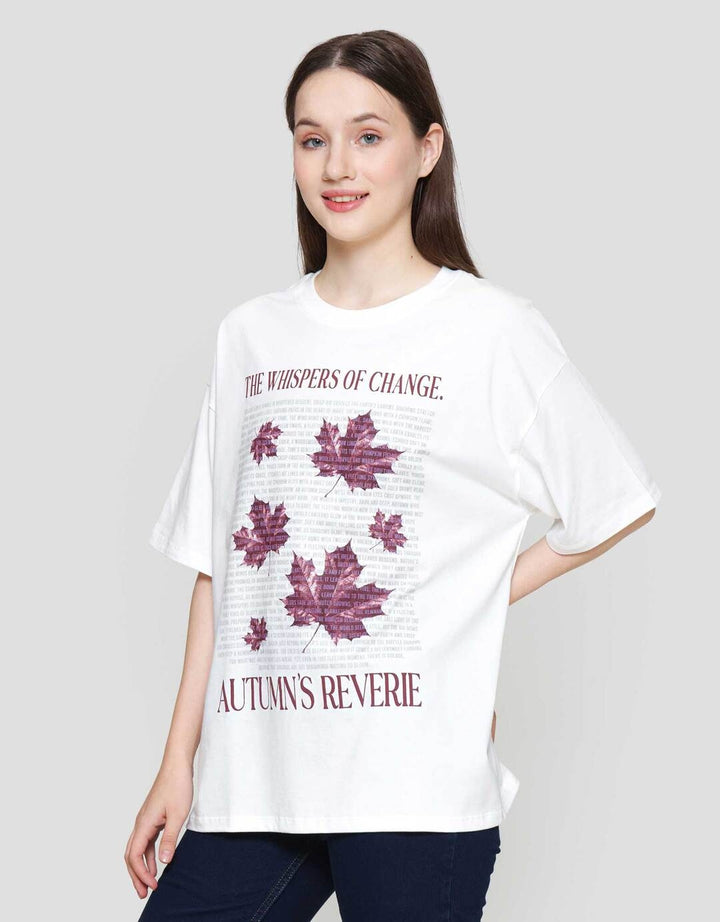 Nevada Oversize Comb All Too Well Kaos Lengan Pendek Wanita